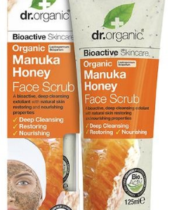 DR ORGANIC Face Scrub Organic Manuka Honey 125ml